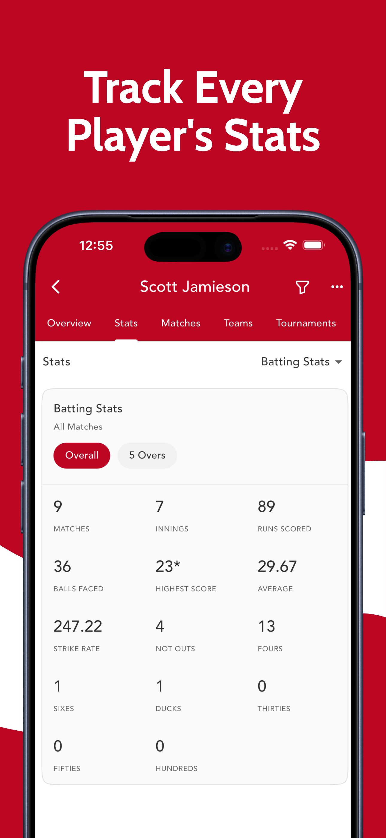 Track Every Player's Stats
